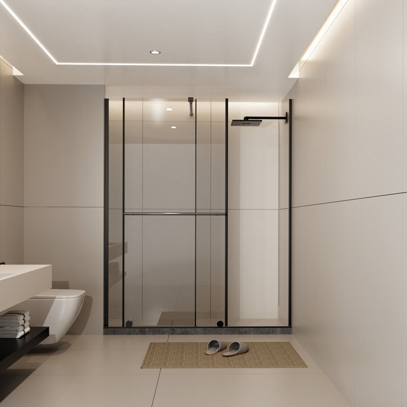 Porte de douche en verre