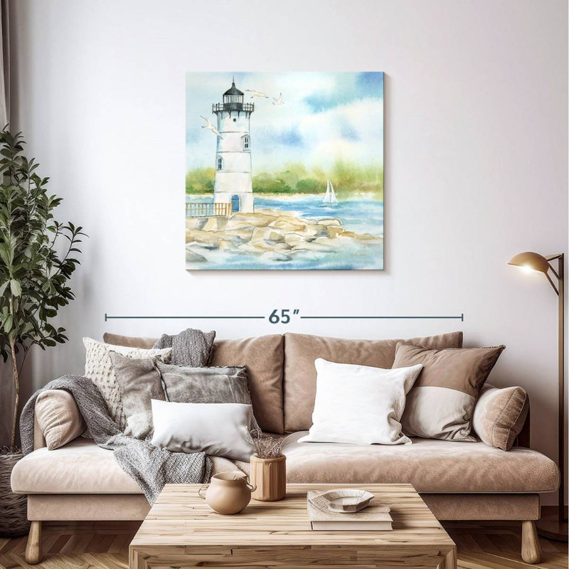 Aletra East Coast Lighthouse I, 36" H x 36" W