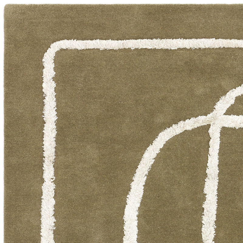Brinlie Abstract Wool Hand Tufted Area Rug, Rectangle 200 x 300cm