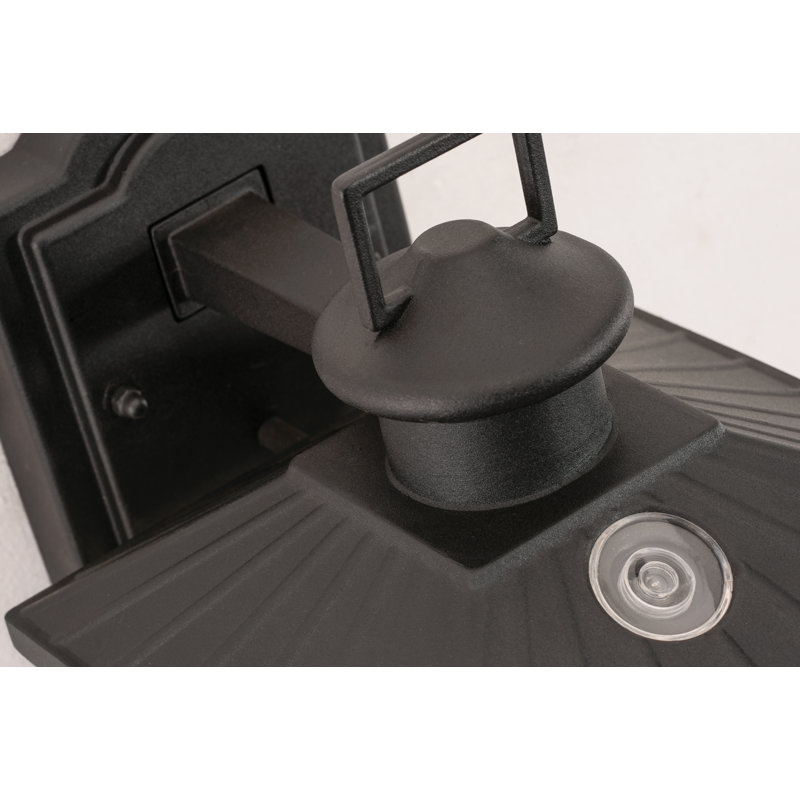 Lanterne murale d'extérieur 1 lumière noire Colworth, H 14,5 po x l 11,5 po x P 9,25 po