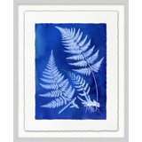 Fern Inspiration Indigo 1 Painting by Lillian August
