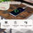 C End Table With USB And Built-In Outlets Sofa Table with Charging Station for Living Room-641368187