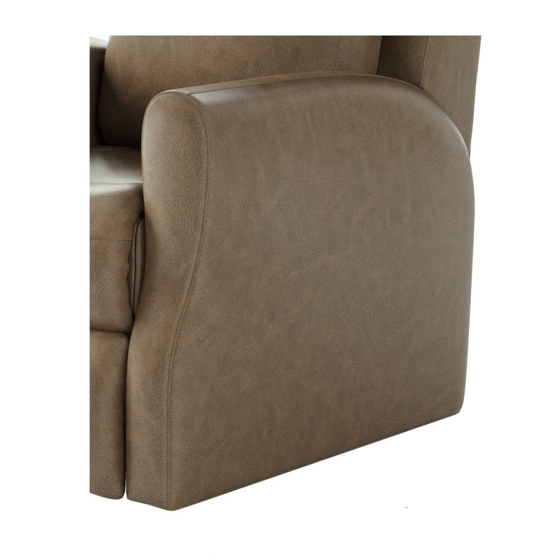 Fauteuil inclinable Fame, Passion taupe, Fauteuil inclinable à proximité du mur