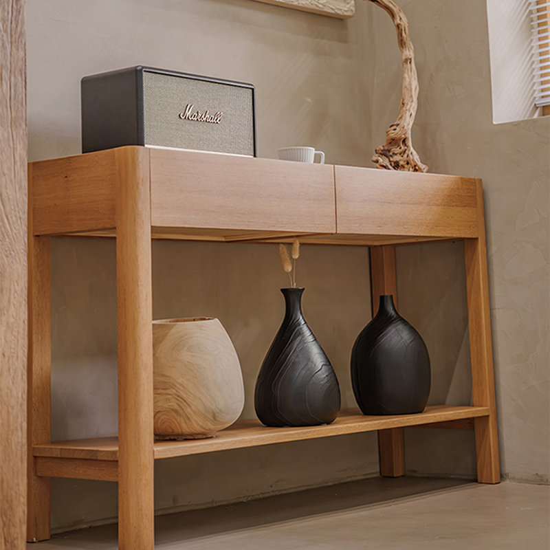 Solid Teak Console Table