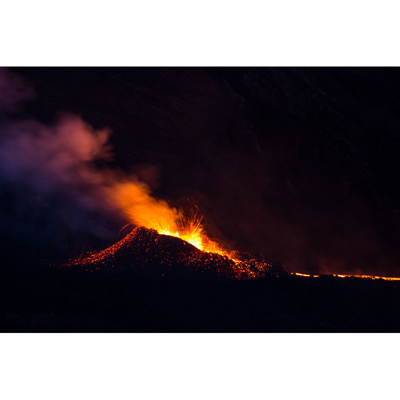 " Volcano " by Aymeric Bein, 12" W x 8" H