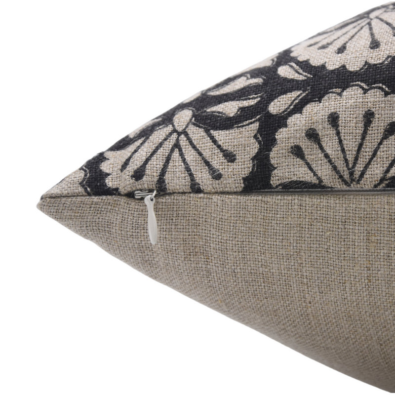 Linen Square Pillow Cover, Square, 20" x 20", Bejini Floral