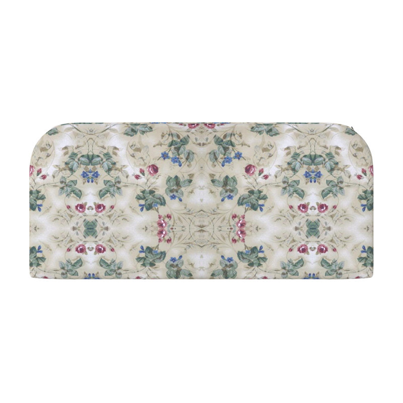 Coussin de causeuse pour banc intérieur / extérieur, Bleu / blanc / vert / mauve / brun clair