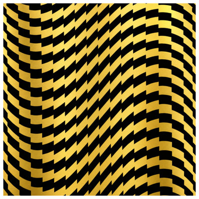 Gold Black Chevron Comforter