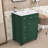 Chic 24-Inch 2 Drawers Bathroom Vanity with Ceramic Sink and Space-Saving Design-90143505-85270377