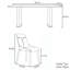 Ensemble de table de salle à manger rectangulaire moderne et luxueux-103235027