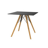 Faz Wood Dining Table Edge Top - Square