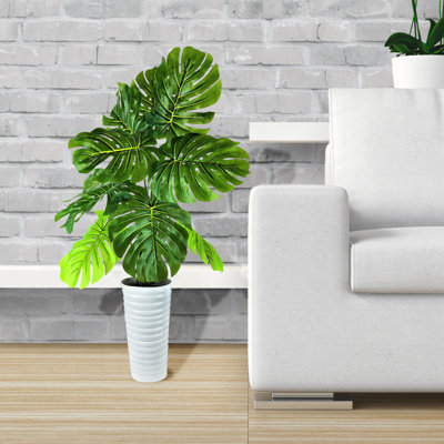 36 po plante artificielle en pot Monstera