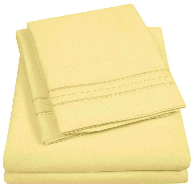 Ivory Twin Deep Pocket Ultra Soft Microfiber Sheet Set