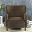 Fauteuil club à oreilles moderne rembourré