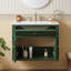 Meuble-lavabo mural avec lavabo en céramique-1175810929