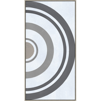 "Tonal Rings 2" par Thom Filicia - cadre flottant, impression sur toile