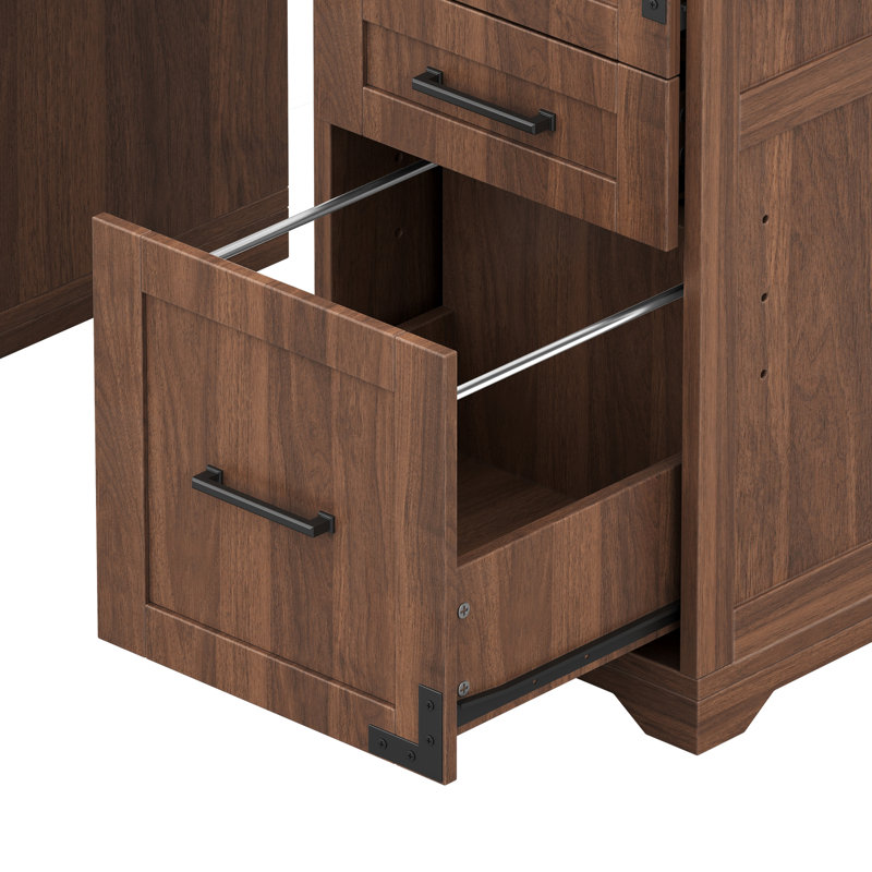Bureau de direction 55 po Farmhouse, Walnut