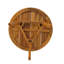 Table d'appoint ronde en acacia