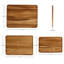 Ensemble de 3 planches à découper en bois d'acacia avec support Sango Atelier