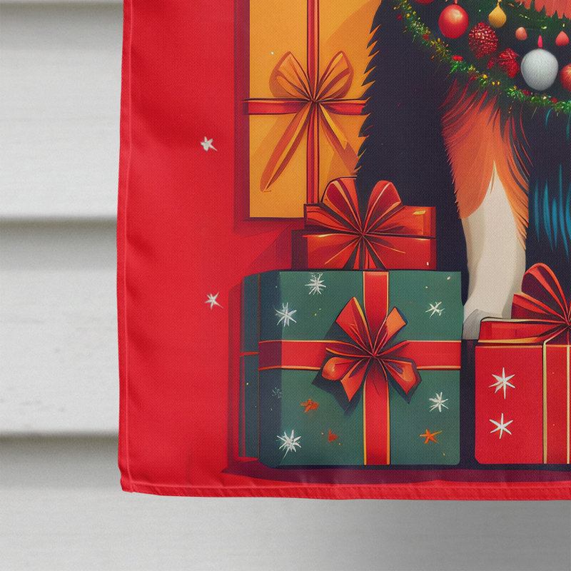 Double Sided 40'' H x 28'' W Polyester Christmas House Flag