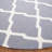 Rodgers Hand Woven Flat Weave Wool/Cotton Geometric Rug in Gray-1301327316