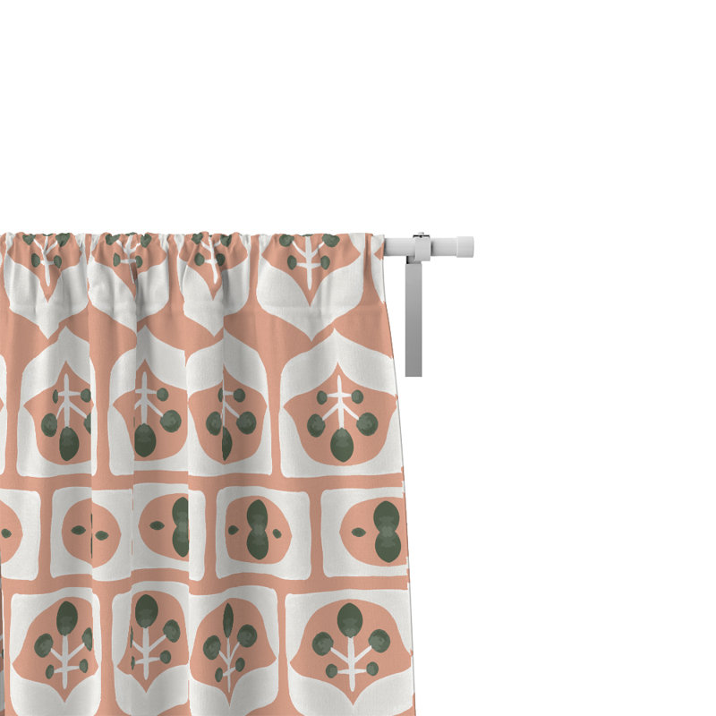 Paire de rideaux semi-transparents Vegas, L 56 po x L 78 po