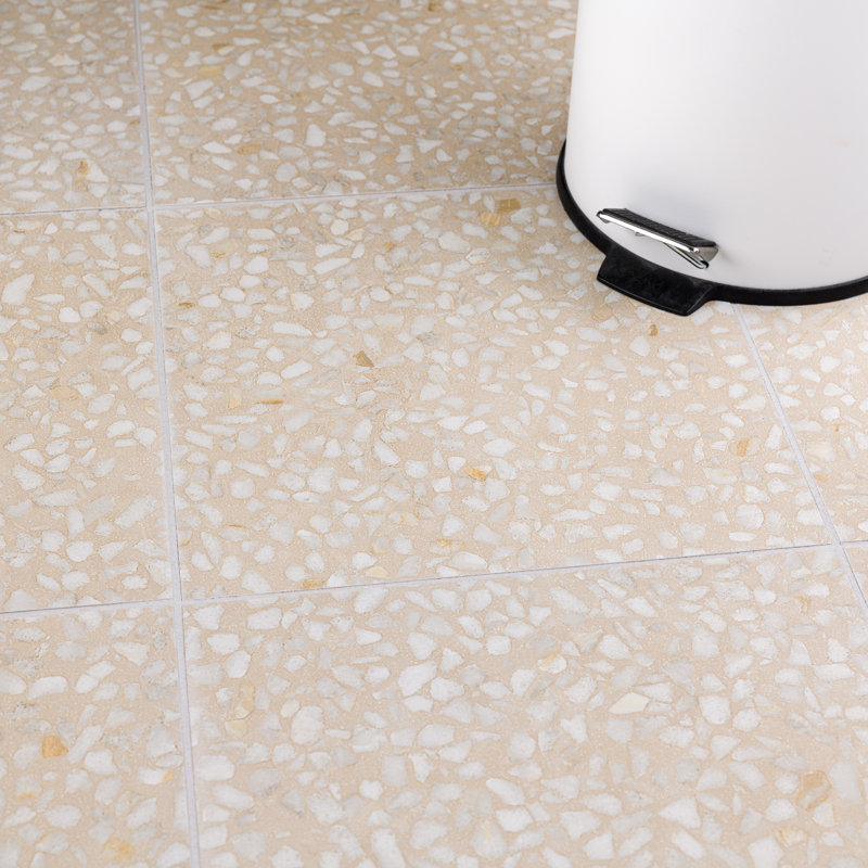 Farnese Amalfi 12" x 12" Porcelain Field Tile Wall & Floor Tile, Crema