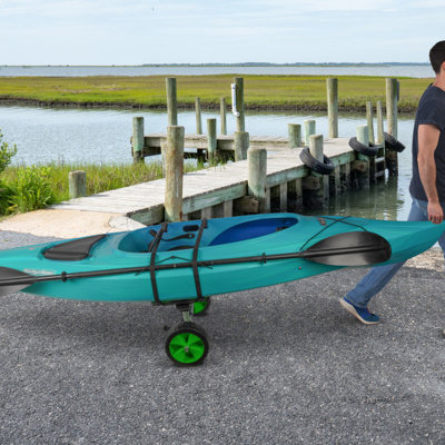RAD Sportz Simreet Kayak Cart with 140lb Capacity, Green