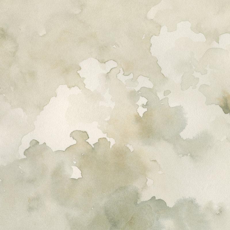 Abstrait de nuages chauds I, H 12 po x l 12 po