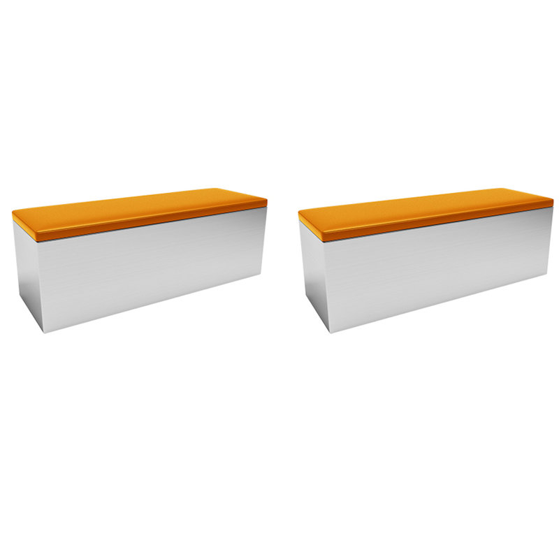 Marlowes Faux Leather Upholstered Bench