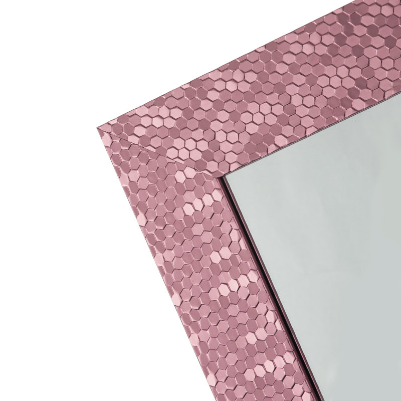Miroir pleine grandeur Catalina, Rose