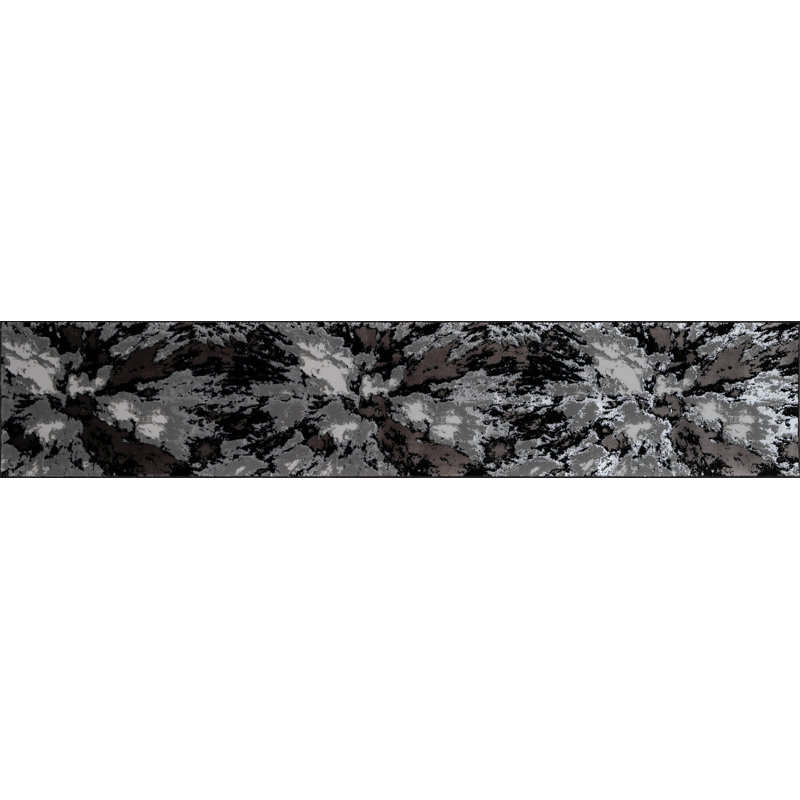 Rectangle Abstract Flatweave Berber Indoor / Outdoor, BLACKGREY, 240 X 320 CM