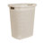  50L Slim Laundry Hamper, Clothes Basket, Lid, Plastic-111360882-111360883