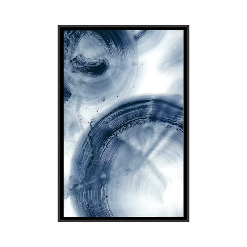 Reproduction d’art, "quasars I" par Ethan Harper, H 60 po x l 40po x P 1,5 po, Pas de tapis, Toile avec cadre noir