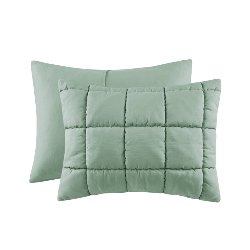 Sage Full Down Alternative Microfiber Comforter Set