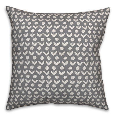  Coussin Drawn Flowers