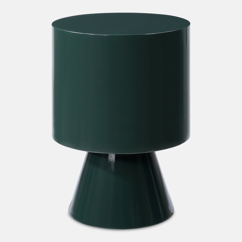 Arista Dark Green Accent Table