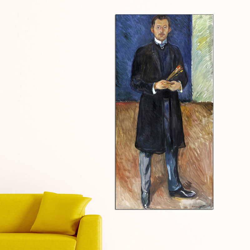 Edvard Munch - Wrapped Canvas Painting, 140cm H x 70cm W x 1.8cm D