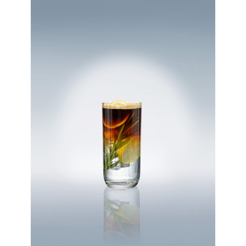 Villeroy & Boch Rose Garden Collection Long Drink Glass, Set of 4, 10 oz, Crystal Glass, Made in Europe