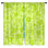 Rideaux de fenêtre à motif floral obscurcissant et obscurcissant - 2 panneaux