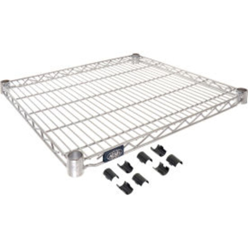 Tablette à fil standard, H 1,75 po x l 30 po x P 21 po