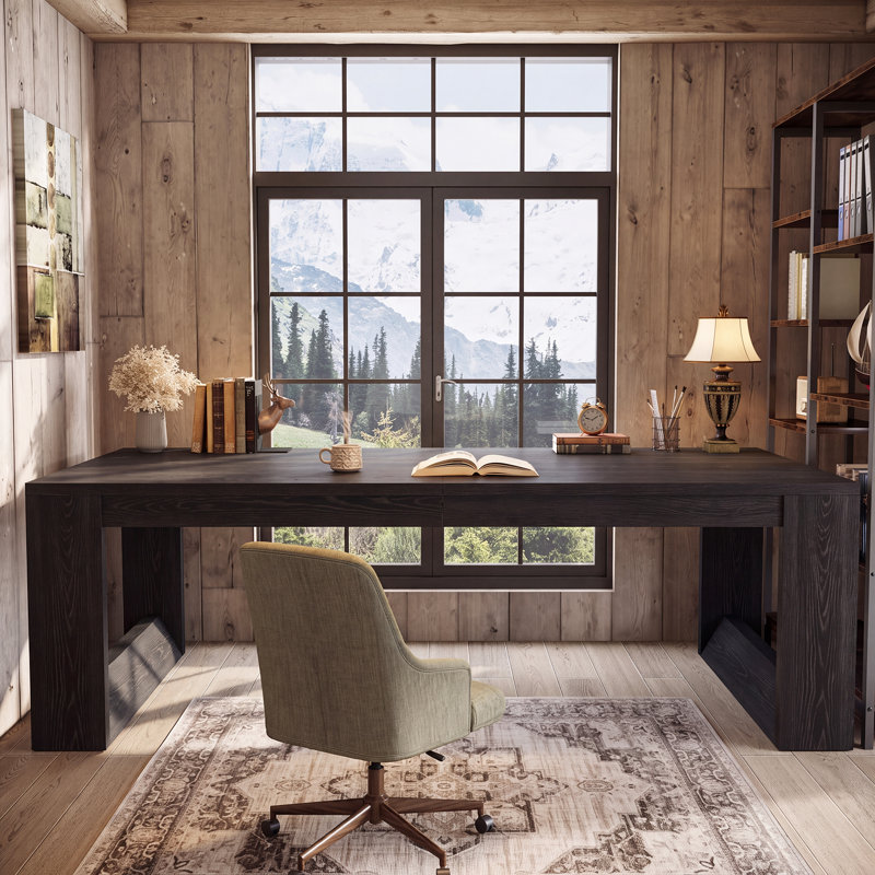 Solid Wood Computer Desk