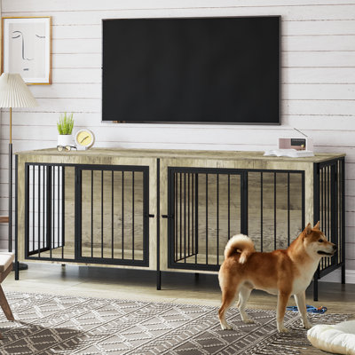 Meuble-cage pour chien