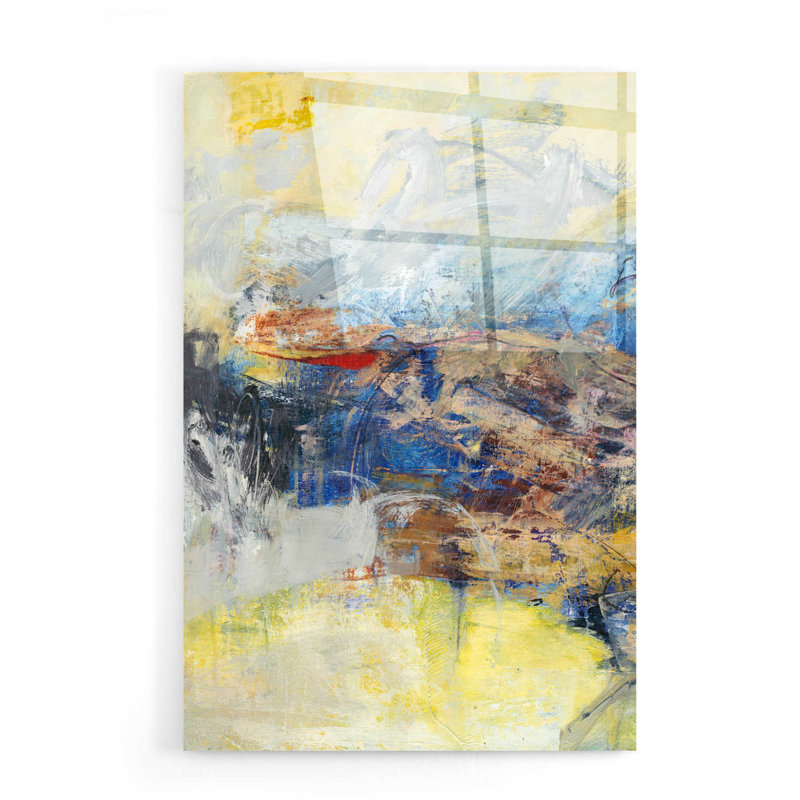 "Textured Triptych I" par Jodi Fuchs, H 24 po x l 16 po x P 0,2 po