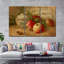 Ensemble de 3 pommes délicieuses sur toile-137829269