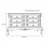 American-style carved drawer accent chest