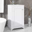 Ensemble de meuble-lavabo de 20 pouces avec lavabo, meuble de rangement autoportant simple avec porte à fermeture douce et tablette réglable, ensemble de meuble-lavabo en bois avec lavabo en céramique pour la salle de bain-422379960