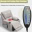 Fauteuil de massage inclinable électrique chauffant-1492714772