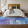 Premium Machine Washable Cerrito Blue Rug