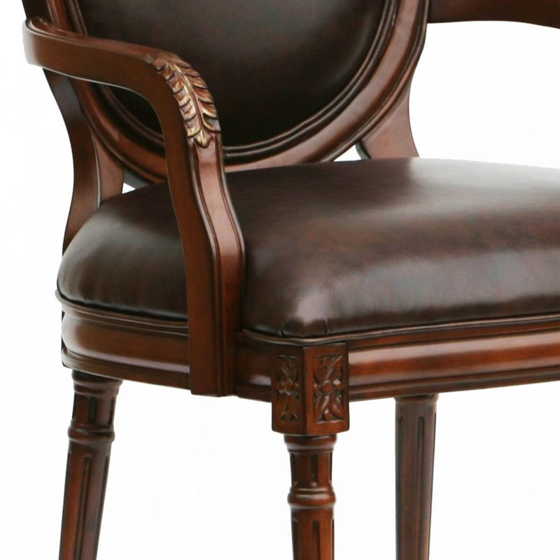 Chaise en cuir Benard